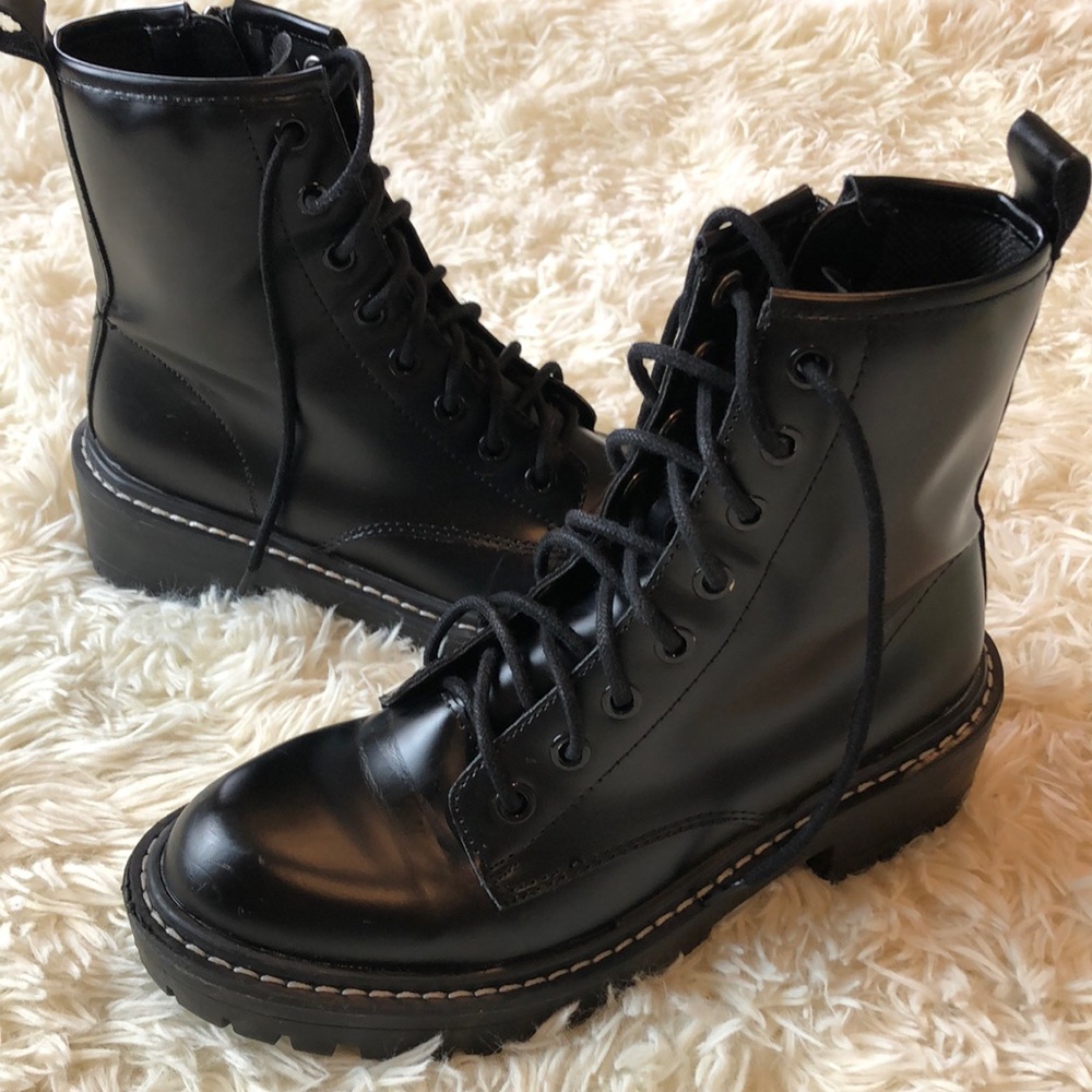 Black Combat Boots